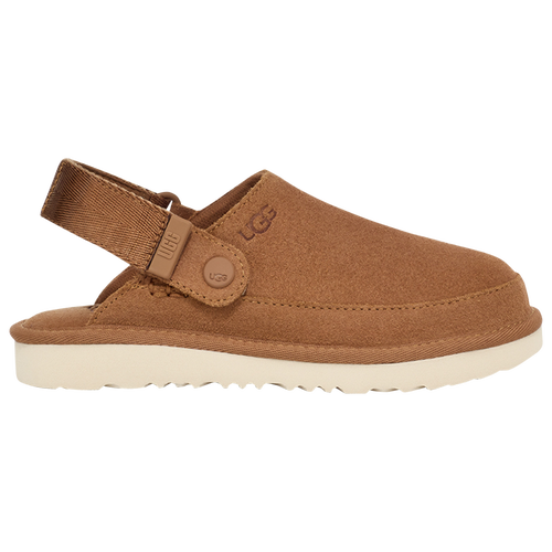 Shop Ugg Girls  Golden Star Clogs In Brown/brown