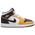 Jordan AJ 1 Mid  - Boys' Grade School Yellow Ochre/Black/White