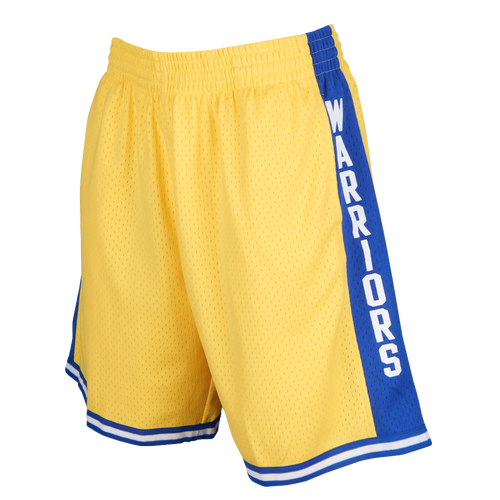 

Mitchell & Ness Mens Golden State Warriors Mitchell & Ness Warriors Swingman Shorts - Mens Yellow Size M