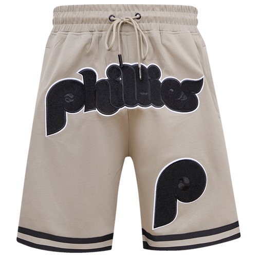 

Pro Standard Mens Philadelphia Phillies Pro Standard Phillies Desert Taupe Shorts - Mens Taupe/Black Size XL