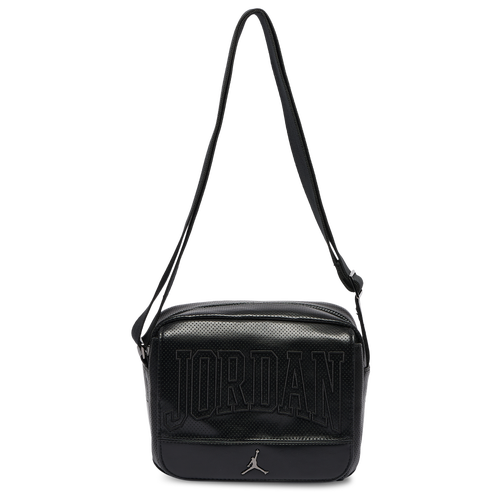 Jordan Monogram Messenger Bag In Black