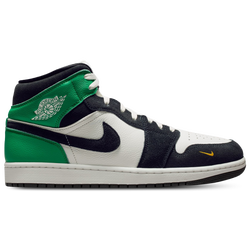 Men's - Jordan AJ 1 Mid SE - White/Green/Black