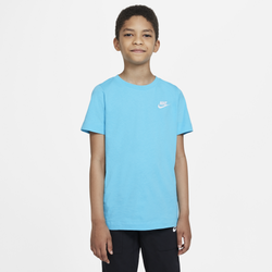 Boys' Grade School - Nike Futura T-Shirt  - Chlorine Blue