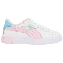 Girls' Toddler - PUMA Cali Sketch  - White/Pink