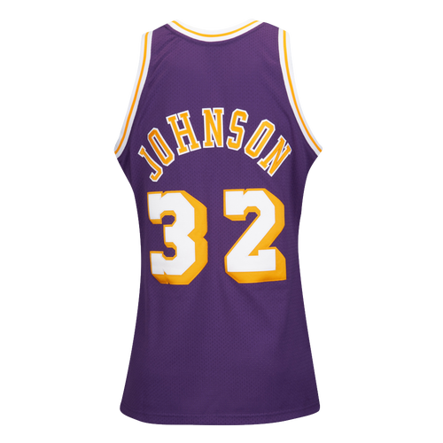 Mitchell & Ness Mens Earvin Magic Johnson  All Star Authentic Jersey In Purple