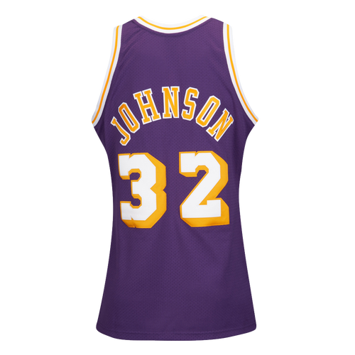 

Mitchell & Ness Mens Earvin Magic Johnson Mitchell & Ness All Star Authentic Jersey - Mens Purple Size M