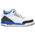 Jordan Retro 3 - Boys' Grade School White/Blue/Multi