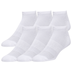 Men's - CSG 6 Pack No-Show Socks  - White/White