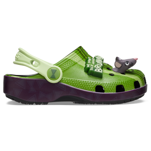 Shop Crocs Boys  Bruno Classic Clogs In Green/black