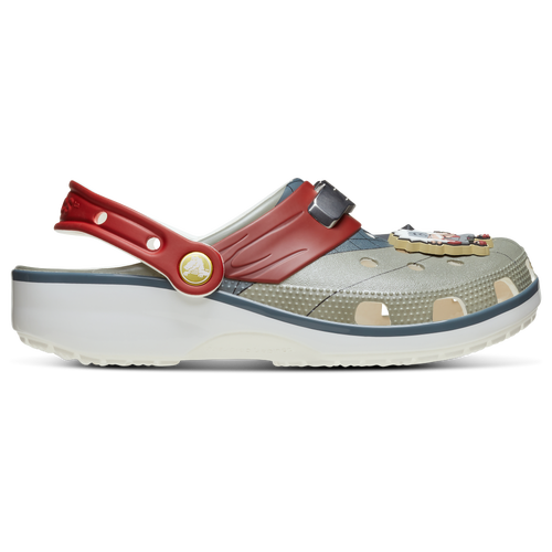 

Crocs Mens Crocs Jiraiya Classic Clogs - Mens Shoes Multi/Red/Grey Size 8.0