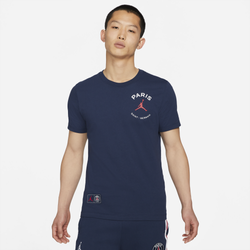 Mens - Jordan PSG Logo T-Shirt - Navy/White