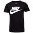 Nike Futura Short Sleeve T-Shirt - Boys' Preschool Black/White