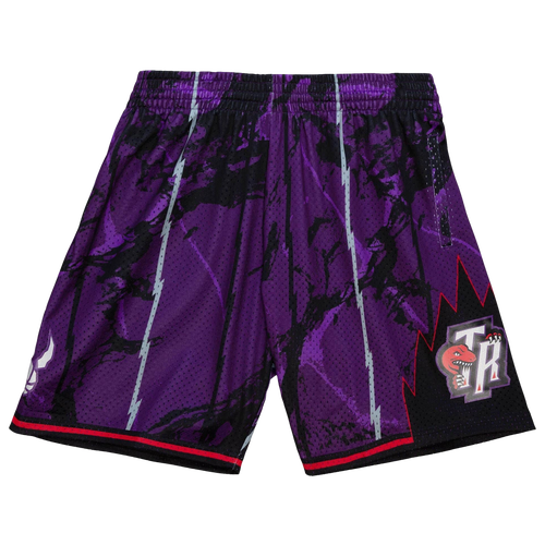 

Mitchell & Ness Mens Toronto Raptors Mitchell & Ness Raptors Marble Short - Mens Purple Size XL
