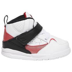 Boys' Toddler - Jordan Flight 45 High - White/Gym Red/Black