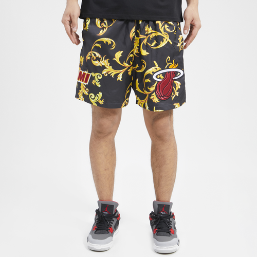 

Pro Standard Mens Miami Heat Pro Standard Heat Tackle Twill AOP Woven Shorts - Mens Black Size XXL