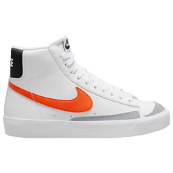 Boys' Grade School - Nike Blazer Mid '77  - White/Orange