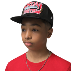 Boys' Grade School - Jordan AJ6 Playoff Tix Pro Cap - Orange/Black