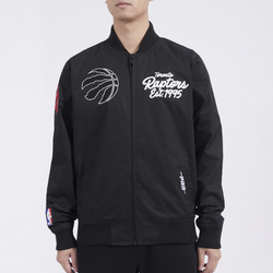 Pour hommes - Pro Standard Blouson en sergé NBA Raptor - Noir/Rouge