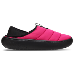 Pour femmes - Crocs Mocassin bouffant classique - Rose/Noir