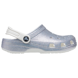 Girls' Grade School - Crocs Unlined Glitter - White/White