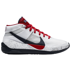 Men's - Nike KD 13 - White/Sport Red/Obsidian