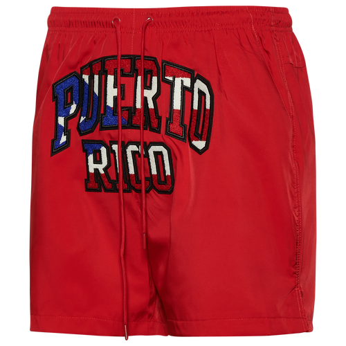 

Pro Standard Mens Puerto Rico Pro Standard Puerto Rico Wordmark Woven Shorts - Mens Red Size L