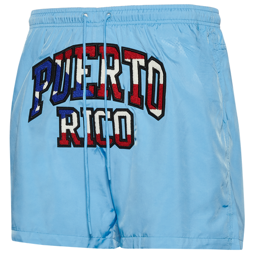 

Pro Standard Mens Puerto Rico Pro Standard Puerto Rico Wordmark Woven Shorts - Mens Blue Size XXL