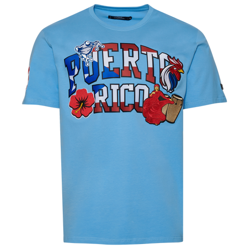 

Pro Standard Mens Puerto Rico Pro Standard Puerto Rico Wordmark Floral SJ T-Shirt - Mens Red Size S