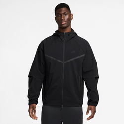 Men's - Nike Tech Woven WR Full-Zip Jacket - Black/Black