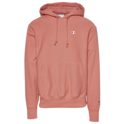Men's - Champion Reverse Weave Left Chest C Pullover Hoodie - Timeless Coral