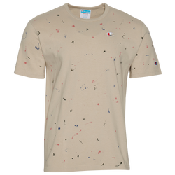 Men's - Champion Paint Splatter T-Shirt - Beige/Multi