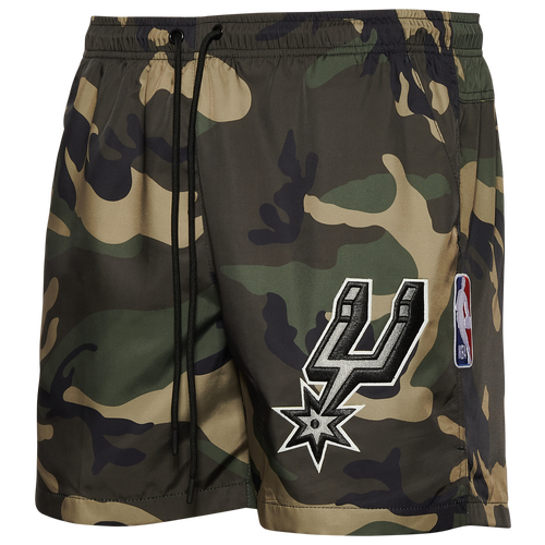 

Pro Standard Mens San Antonio Spurs Pro Standard Spurs Tackle Twill AOP Woven Shorts - Mens Camo Size XL