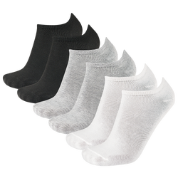 Men's - CSG 6PK No Show Socks  - White/Grey/Black