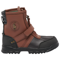 Boys' Preschool - Polo Ralph Lauren Conquered Hi Boots - Chocolate/Black