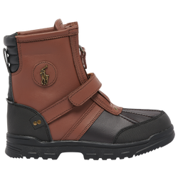 Boys' Grade School - Polo Ralph Lauren Conquered Hi Boots - Chocolate/Black