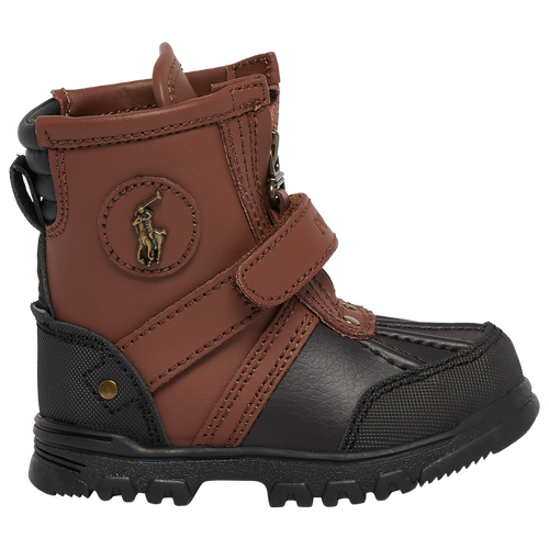Polo Ralph Lauren Kids' Boys  Conquered Hi Boots In Chocolate/black