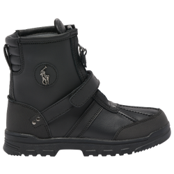 Boys' Grade School - Polo Ralph Lauren Conquered Hi Boots - Black