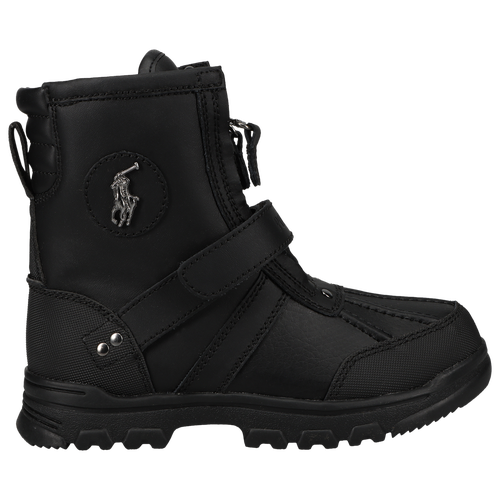 

Boys Polo Ralph Lauren Polo Ralph Lauren Conquered Hi Boots - Boys' Toddler Shoe Black/Black Size 05.0