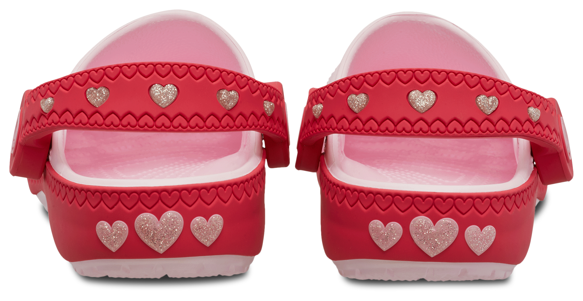 Crocs Vday Clog With Heart Back Strap