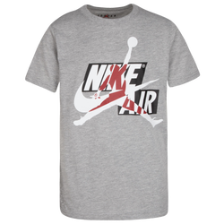 Boys' Grade School - Jordan Jumpman Classics HBR S/S T-Shirt - Dark Grey Heather/Black