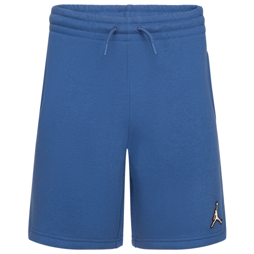 

Boys Jordan Jordan Essentials Shorts - Boys' Grade School White/Blue Size M