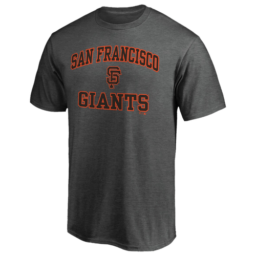 

Fanatics Mens Fanatics Giants Heart & Soul T-Shirt - Mens Charcoal Size M