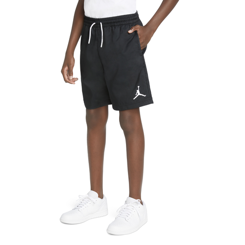 

Jordan Jumpman Woven Play Shorts - Boys' Grade School Black/White Size L