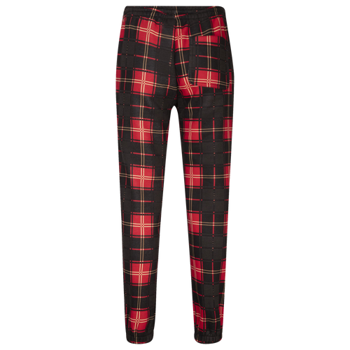Jordan Nike Brooklyn Fleece Plaid Pants Little Kids' Pants In Black