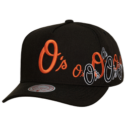 Adult - Mitchell & Ness Orioles Sideshow Pro Pinch Cap - Black
