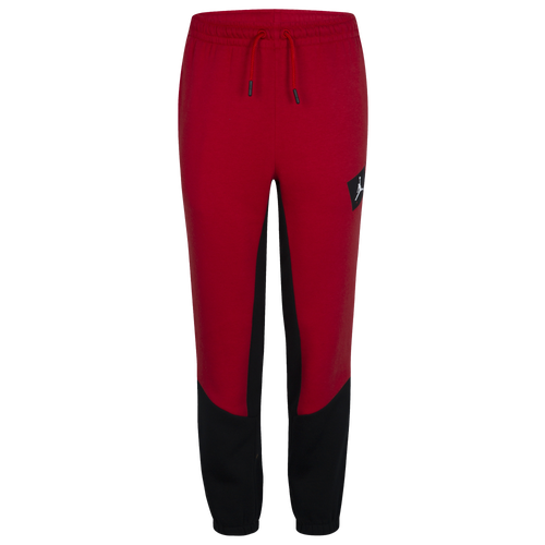 

Boys Jordan Jordan Remastered Fleece Pants - Boys' Grade School Fire Red/Black Size L
