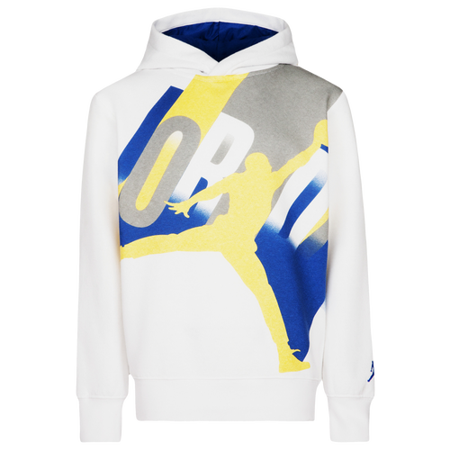 

Boys Jordan Jordan Full Court Fleece Pullover - Boys' Grade School White Size S