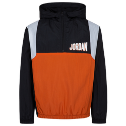 Boys' Grade School - Jordan HBR Hooded Jacket - Black