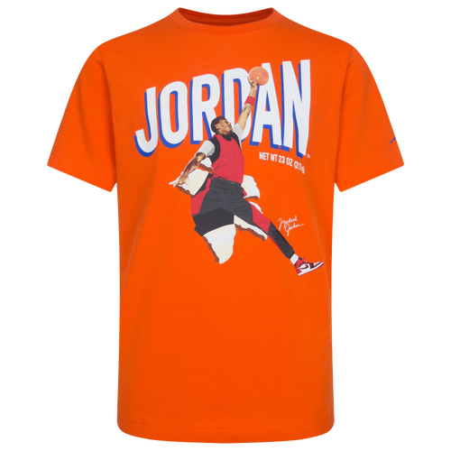 

Boys Jordan Jordan MVP Flight Photo T-Shirt - Boys' Grade School Orange Size S