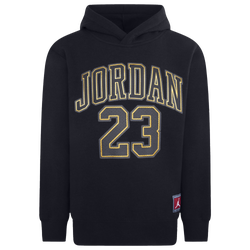 Boys' Grade School - Jordan HBR Fleece Pullover Hoodie - Black